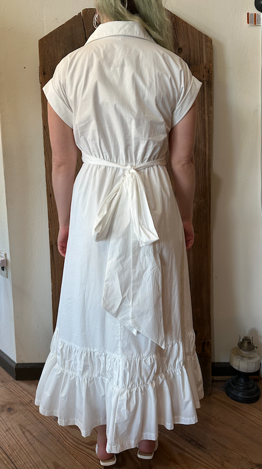 Alora Midi Dress - White