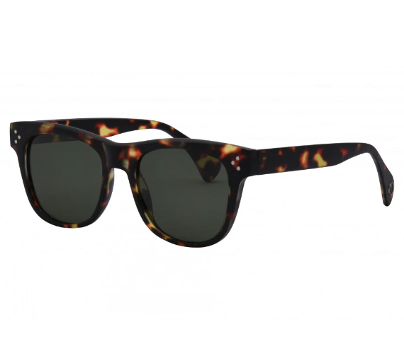 Liam Sunglasses - Tortoise/Green Polarized