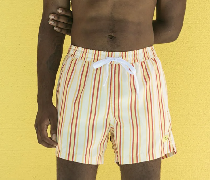 Stripe Swim Short