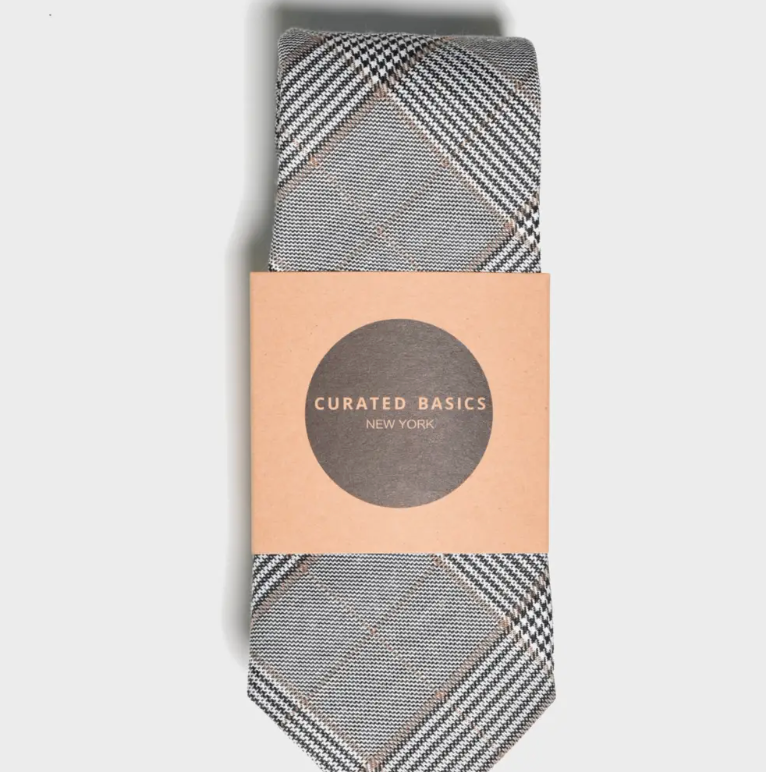 Grey Glen Plaid Tie