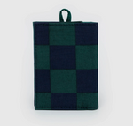 Snap Wallet - Navy Green Check