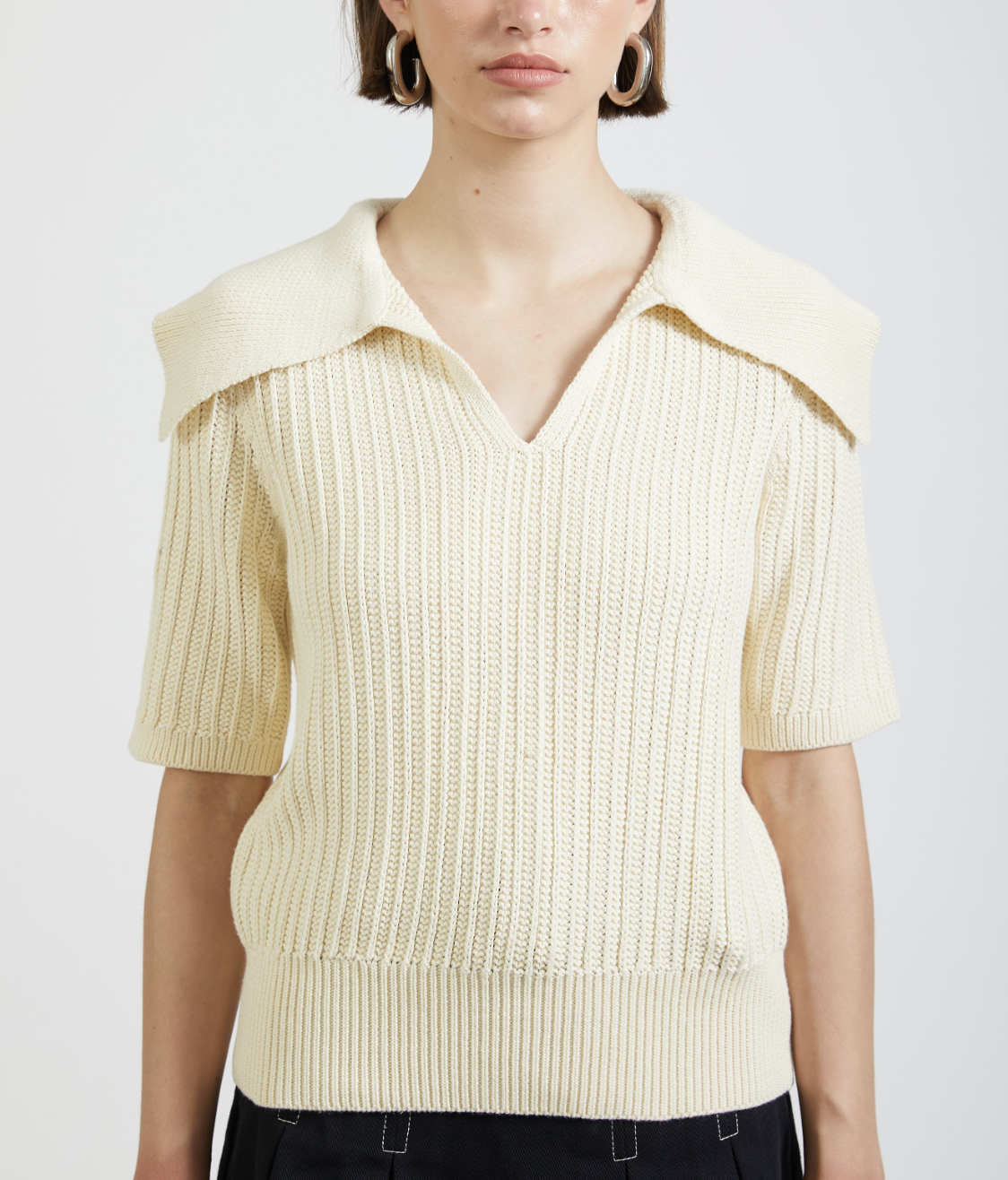 Mirabel Knit Top - Cream