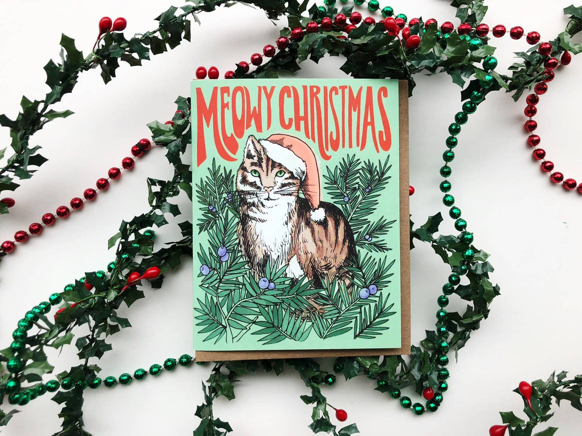 Meowy Christmas Card