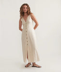 Camila Maxi Dress - Antique White