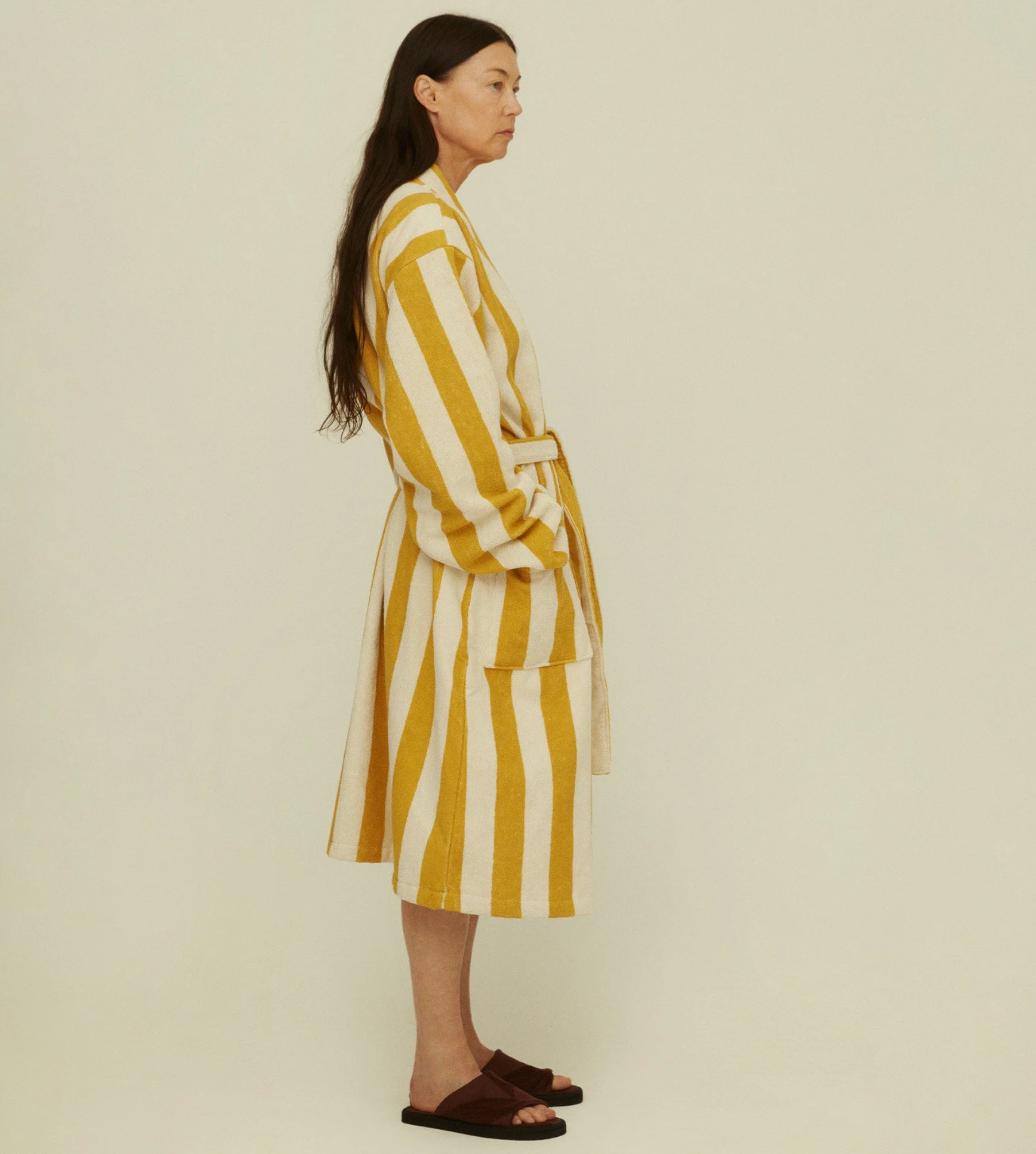 Mustard Yellow Robe Mustard Robe – Genterie Supply Co.