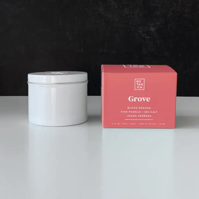 Grove Travel Tin Candle