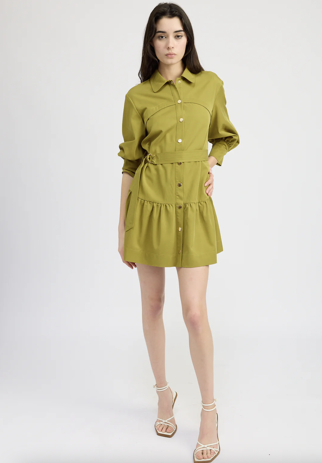 Carter Mini Dress - Pear