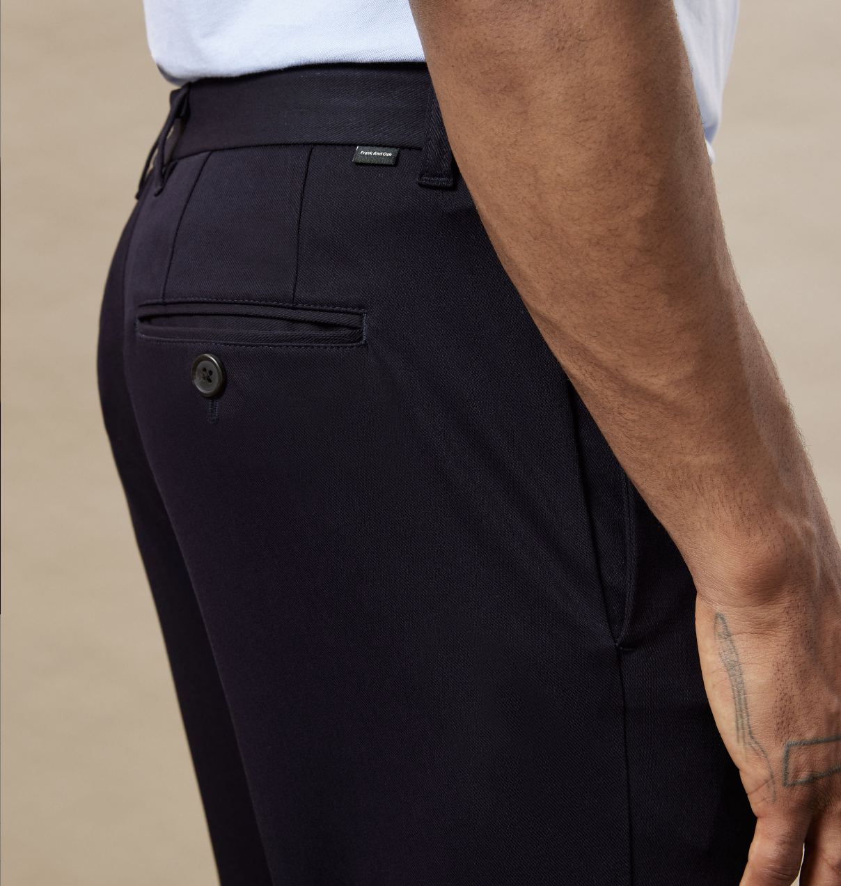 The Colin Tapered Fit Flex Pant - Navy