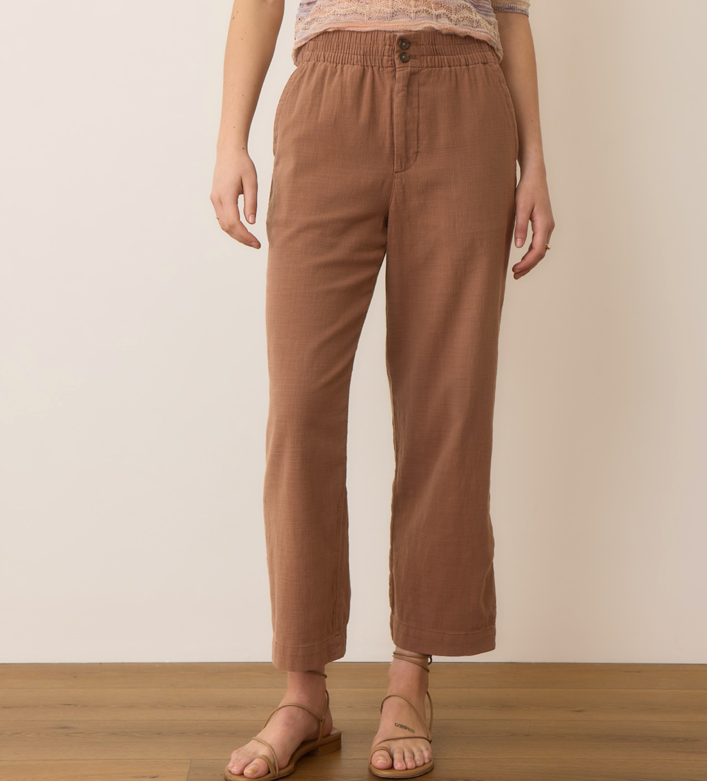 Elle Crop Pant - Chocolate Malt