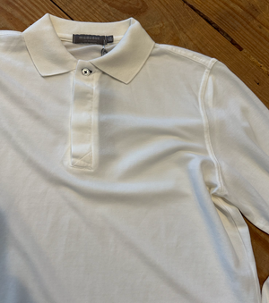 Wilbur Long Sleeve Polo - Ivory