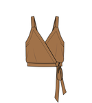 Wrap Top - Brown Sugar