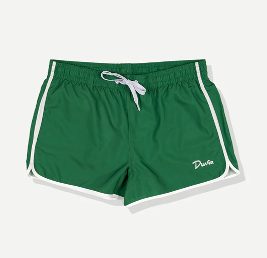 Poolside Tanning Swim Shorts - Green