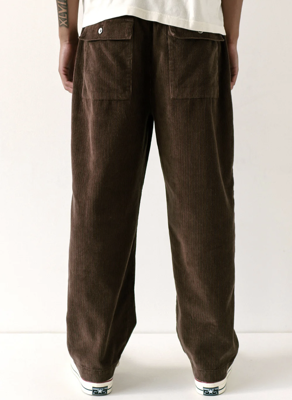 Corduroy Coup Trouser - Slate Brown