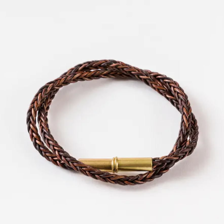 Flint Braided Bracelet - Brown