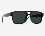 Rifka Sunglasses - Recycled Black / Green Polarized