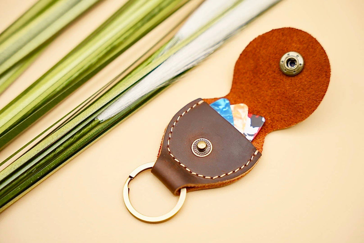 Leather Airtag Holder Organizer