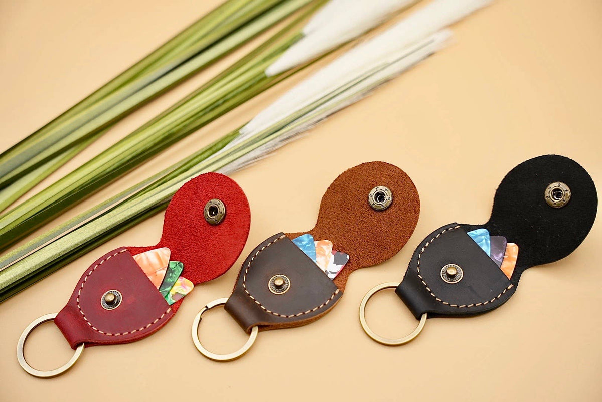 Leather Airtag Holder Organizer
