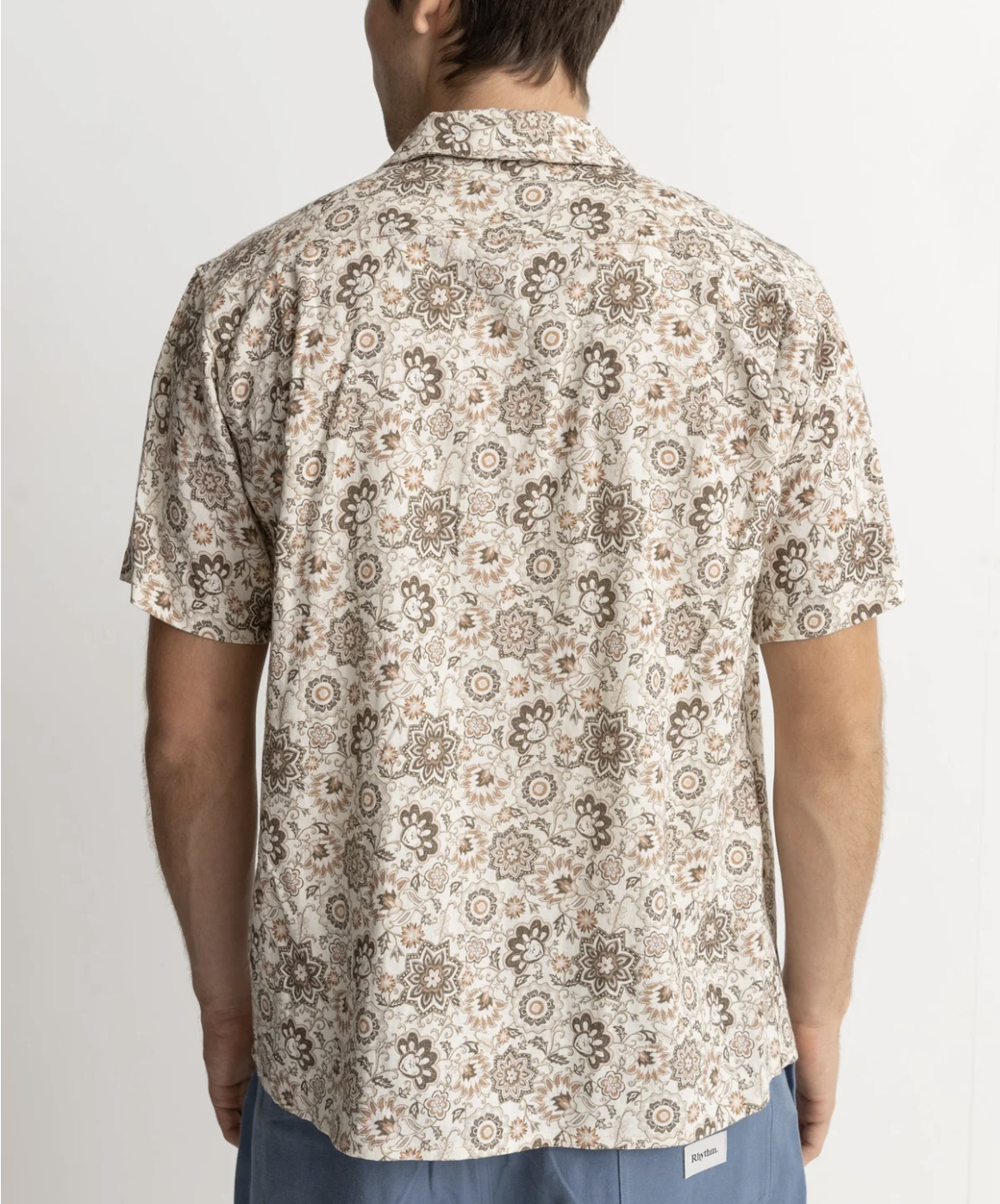 Raya Paisley S/S Shirt - Natural