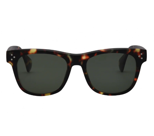 Liam Sunglasses - Tortoise/Green Polarized