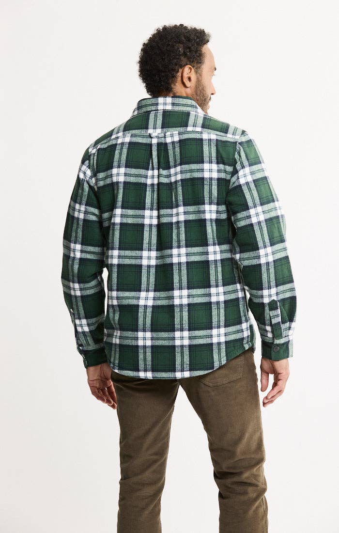 Sherpa Lined Flannel Shirt Jacket - JACHS NY