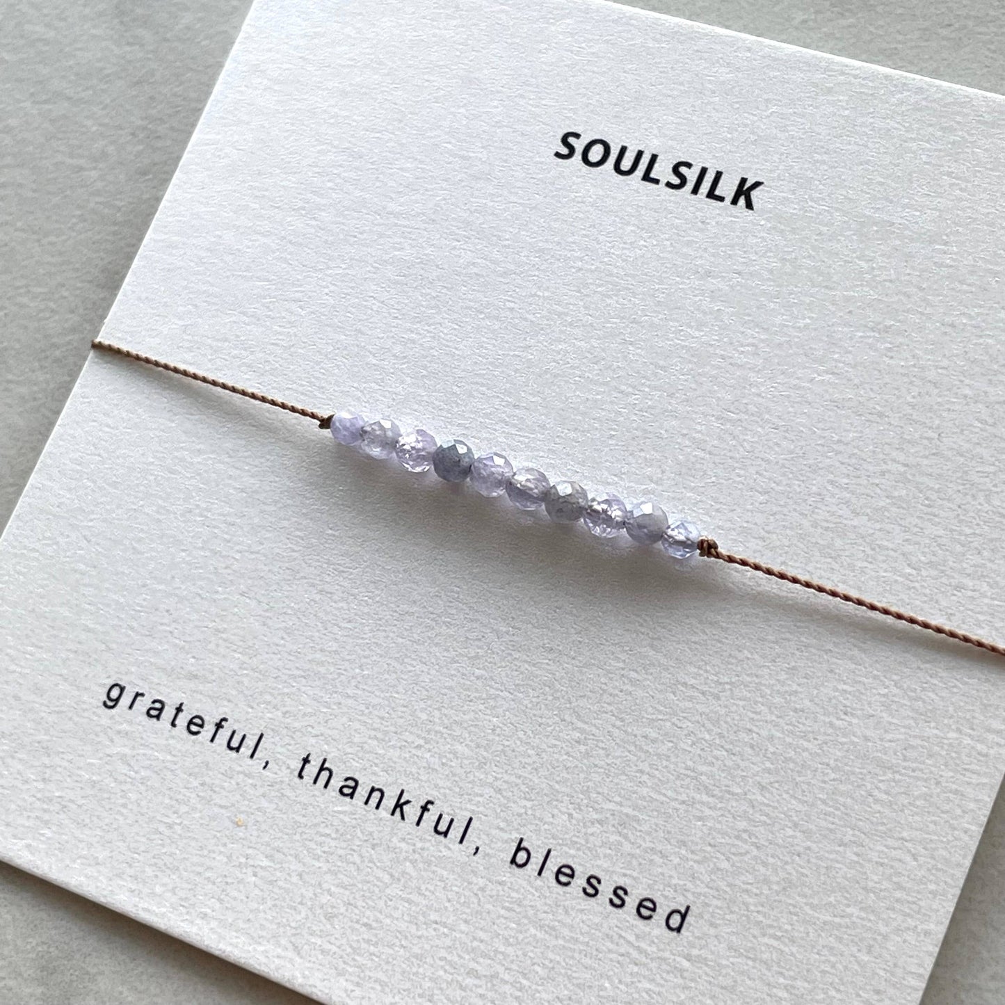 Grateful, Thankful, Blessed Bracelet