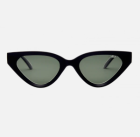 Zuma Sunglasses - Black/Green Polarized