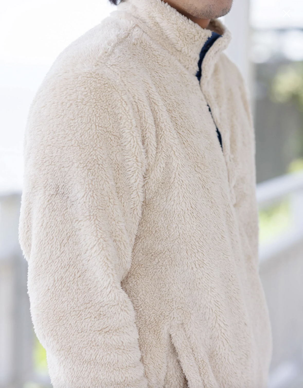 Shaggy Pullover - Natural