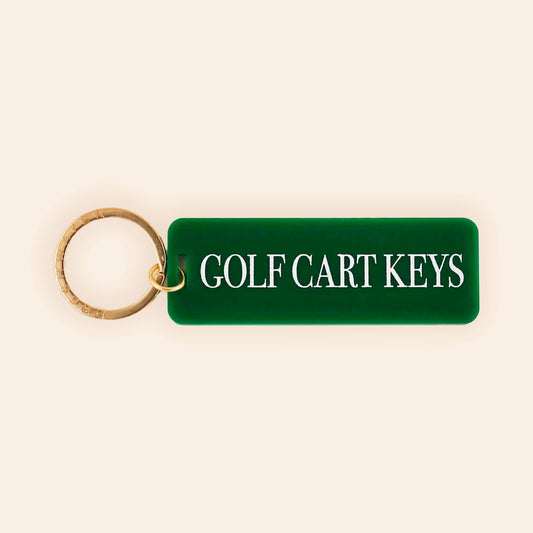 Golf Cart Keys Keychain
