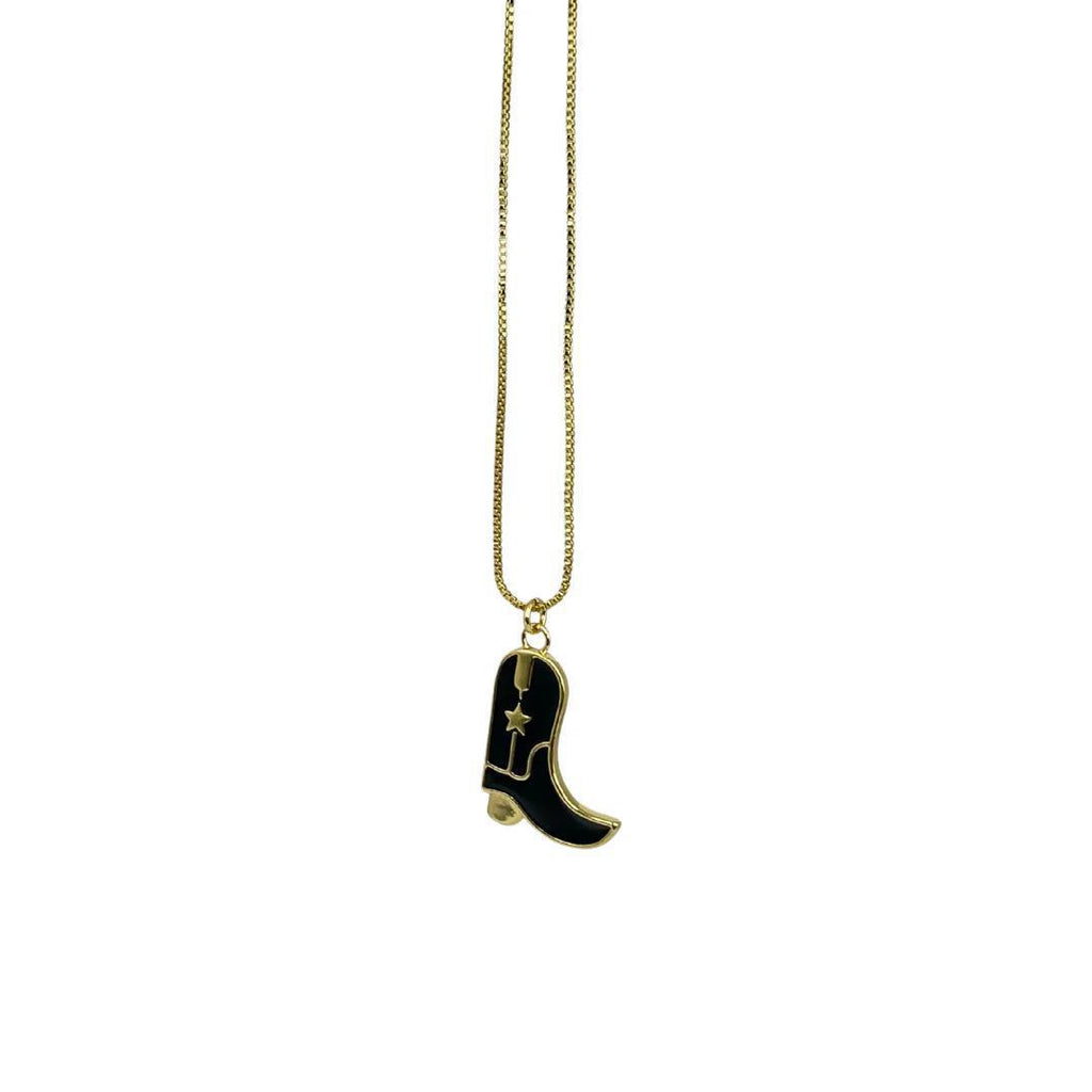 Cowboy Boot Necklace