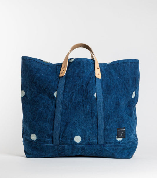 Large East West Tote - Indigo Moon