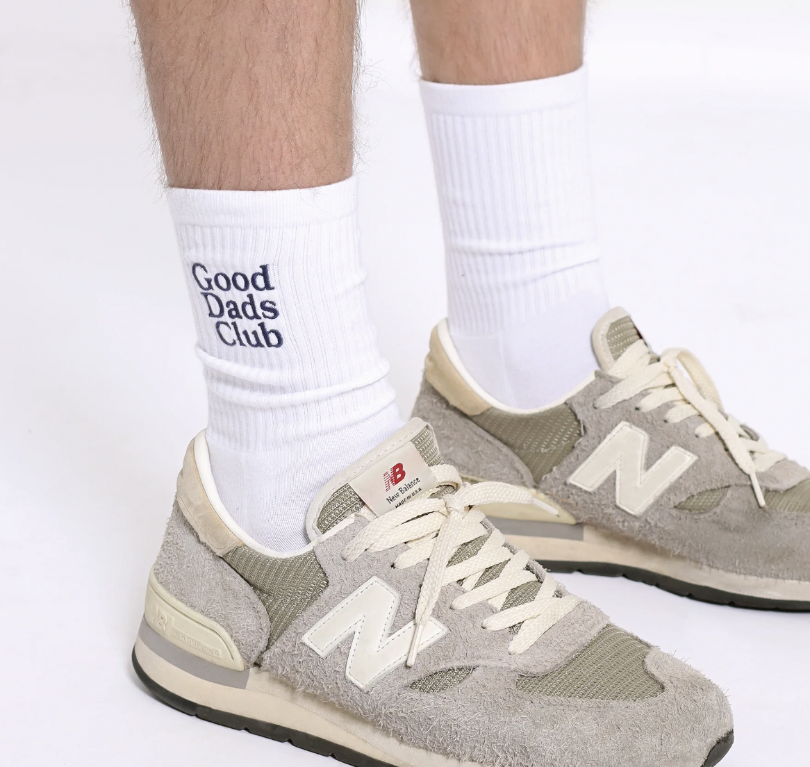 Good Dads Club Socks - White
