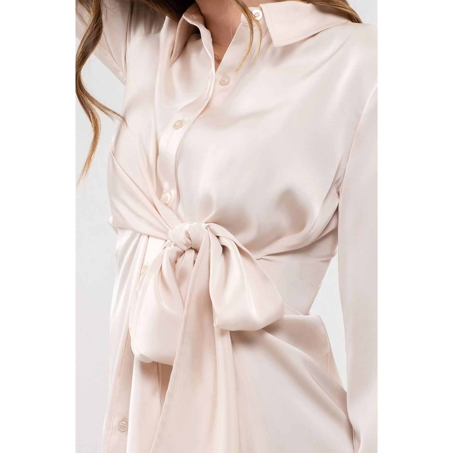 The Esme Mini Tie Dress