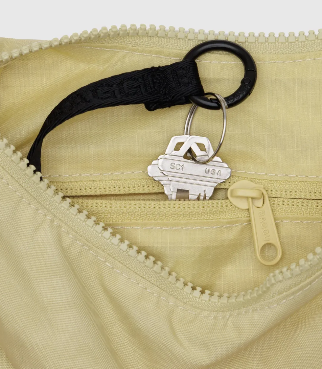 Small Nylon Crescent - Butter