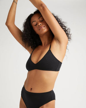 Women's Stretch T-Shirt Bralette - Bone