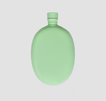 Oval Flask - Aqua