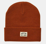 Woodburn Watchcap Beanie - Rust Orange