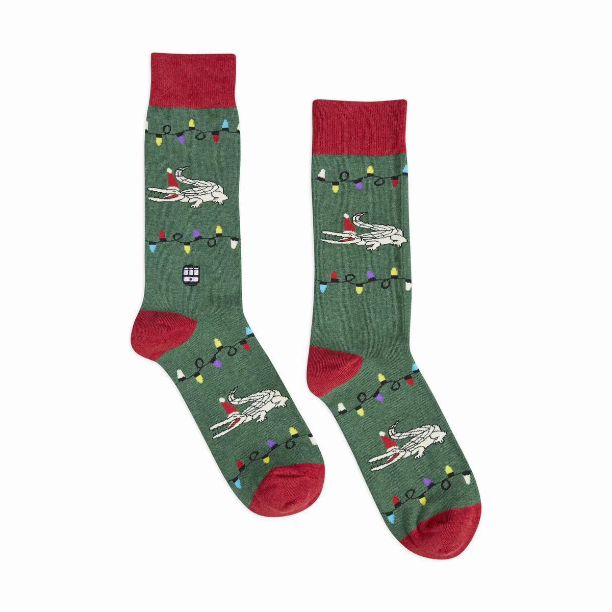 Xmas Gator Socks