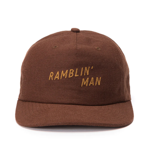 Ramblin' Man Hemp Snapback - Brown