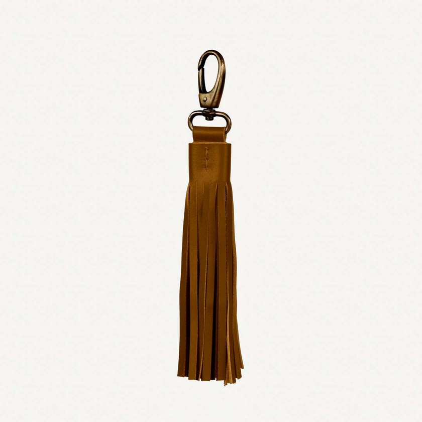Tassel Keychain - Vintage Brown