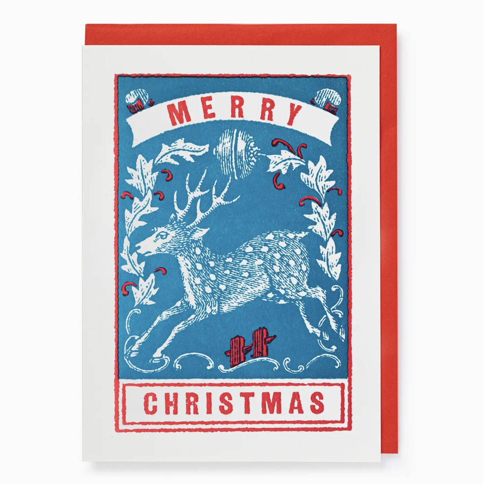 Christmas Stag - Greeting Card