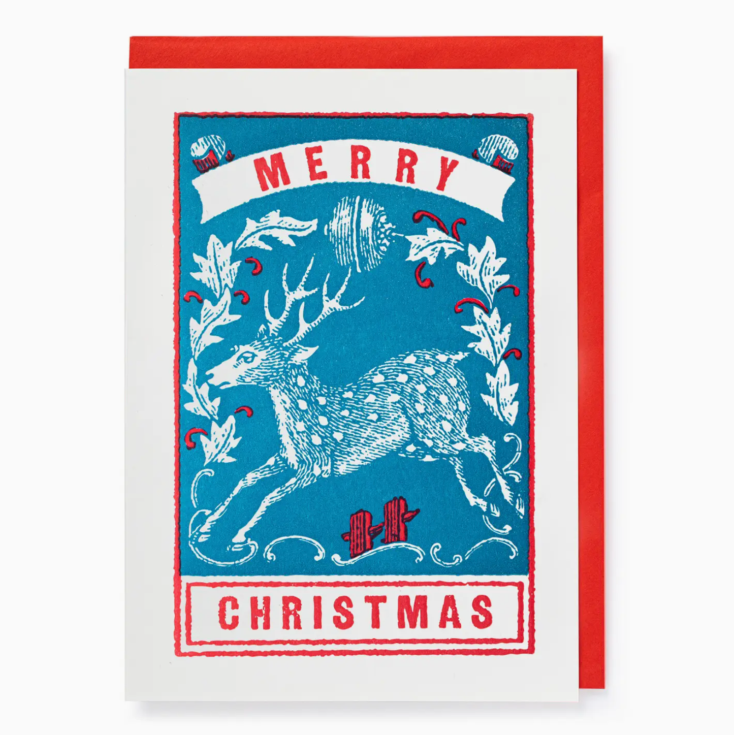 Christmas Stag - Greeting Card