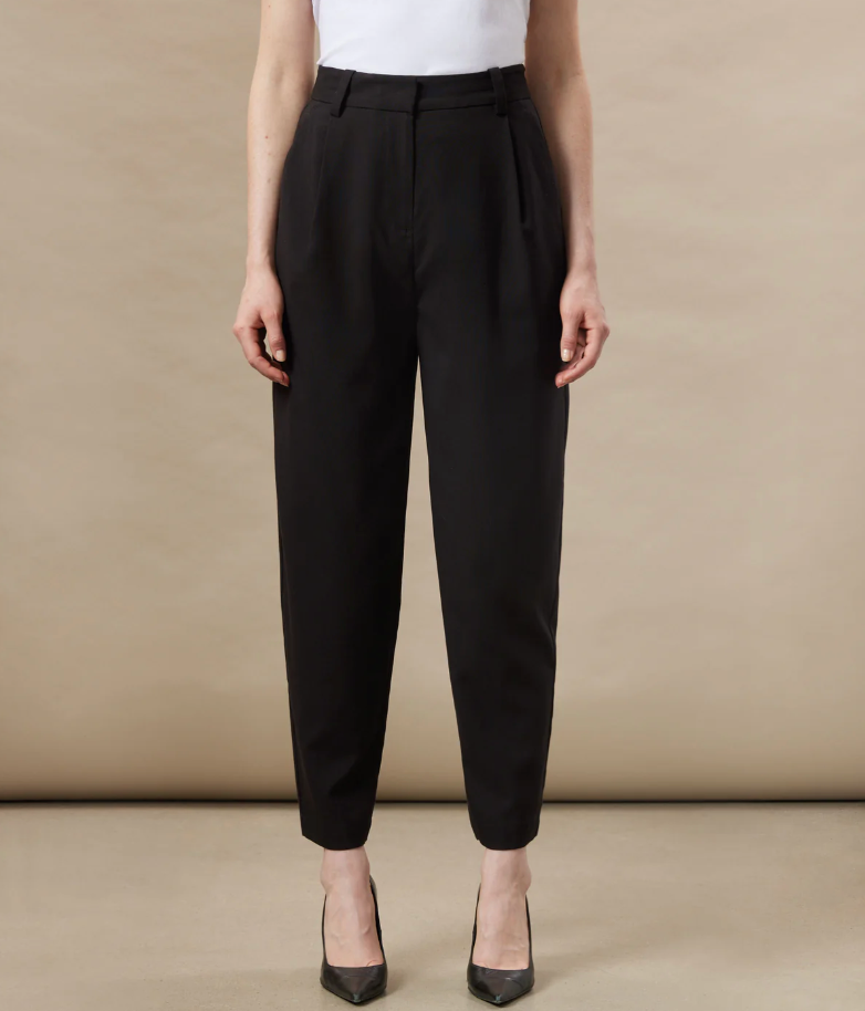 Amelia Balloon Fit Pant - Black
