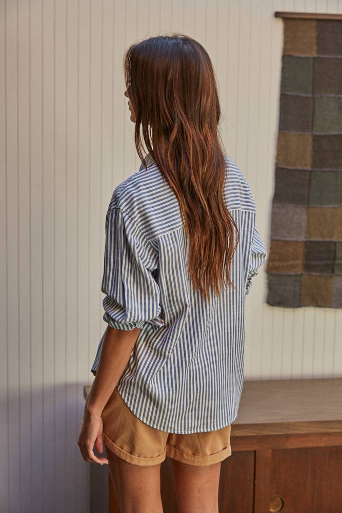 Everyday Escape Button Down Top