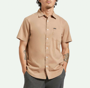 Charter Sol Wash S/S Shirt - Burrow Brown