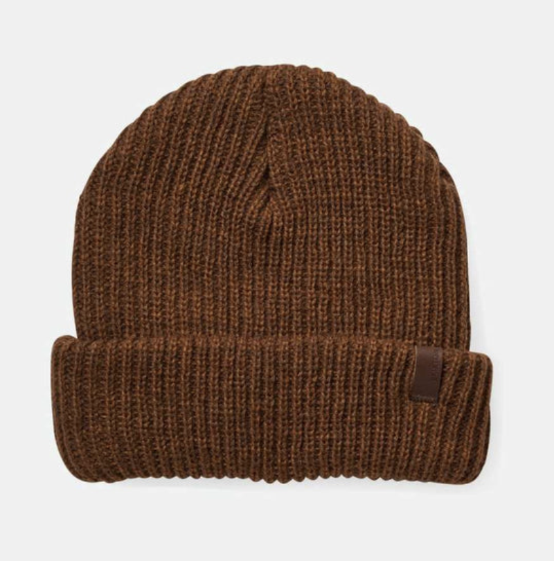 Marled Chunky Beanie - Coffee/Chocolate