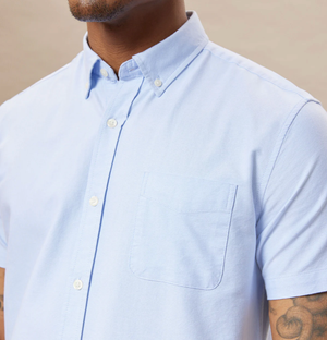 Jasper Oxford S/S Shirt - Light Blue