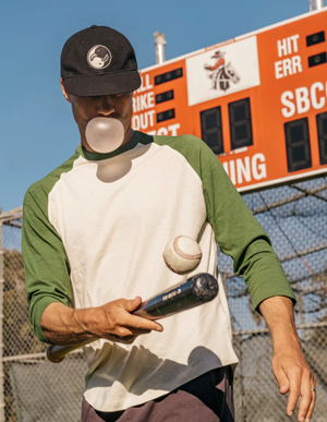 Hemp Baseball Tee - True Green