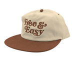 Free & Easy Two Tone Snapback -  Natural/Caramel