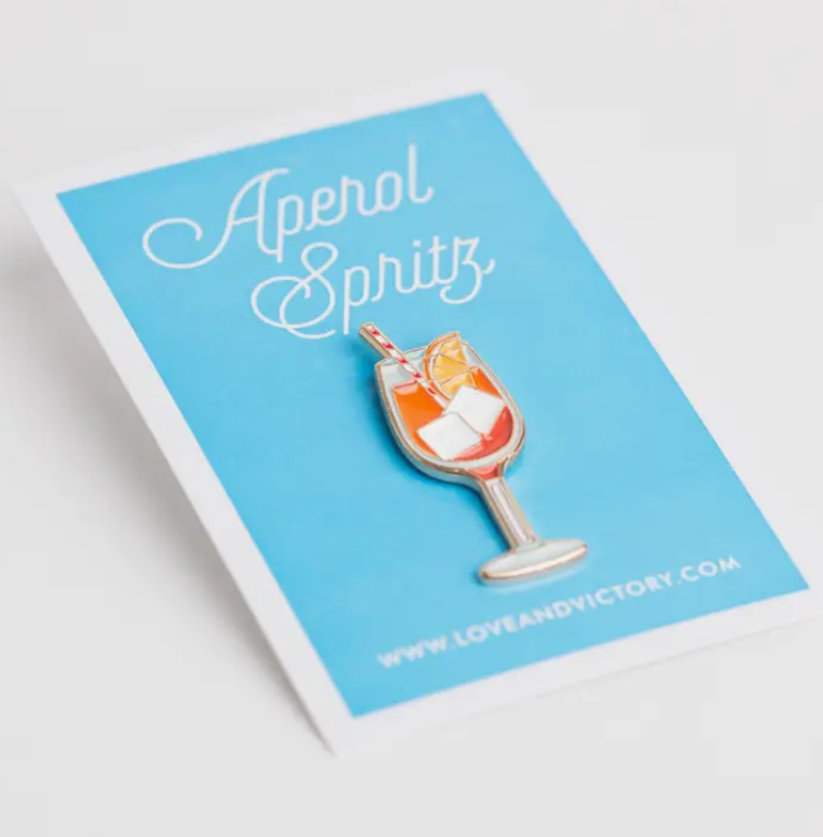 Cocktail Pin - Aperol Spritz