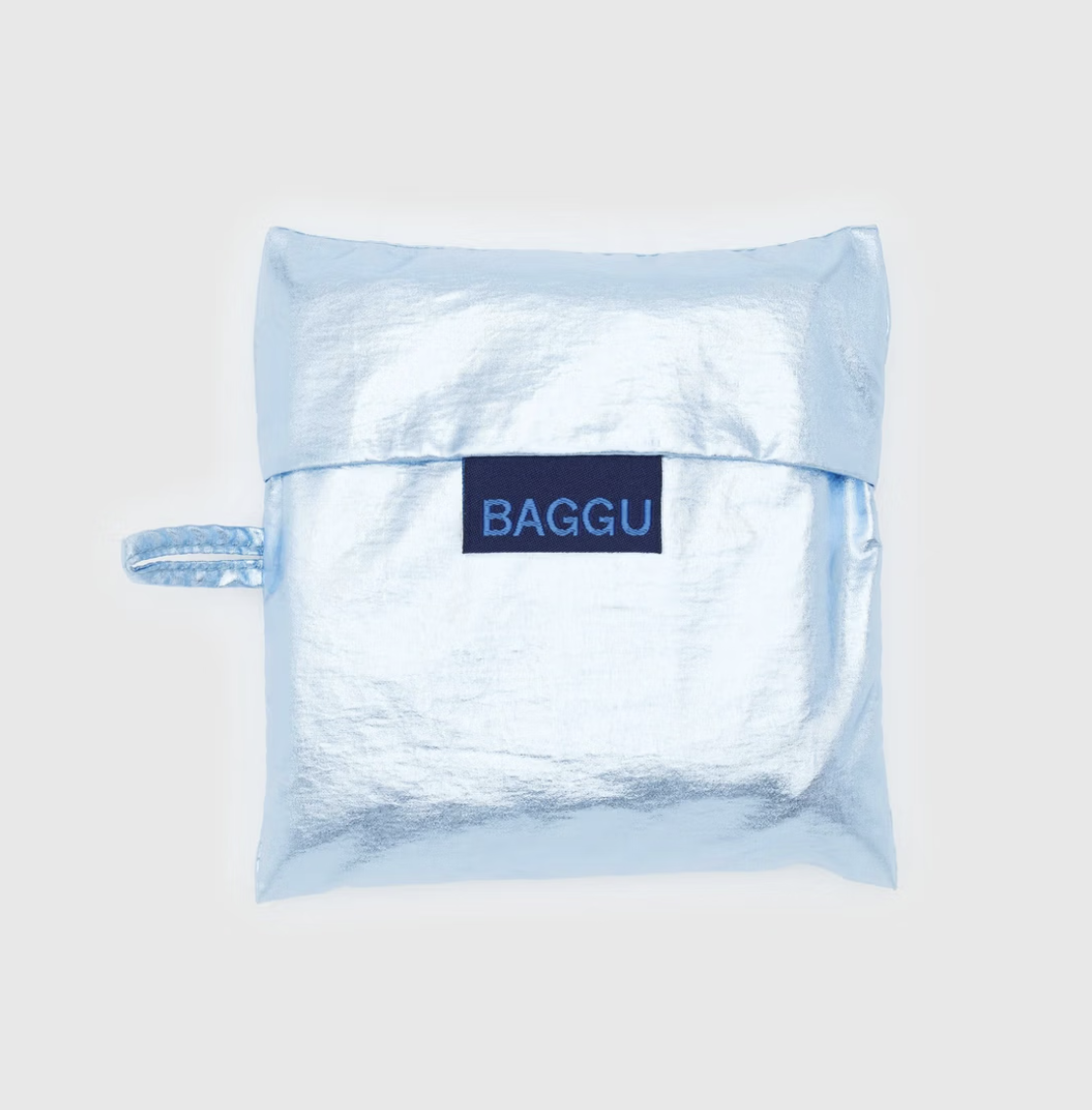 Standard Baggu - Metallic Light Blue